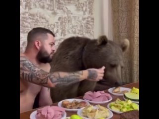 russian man's dinner